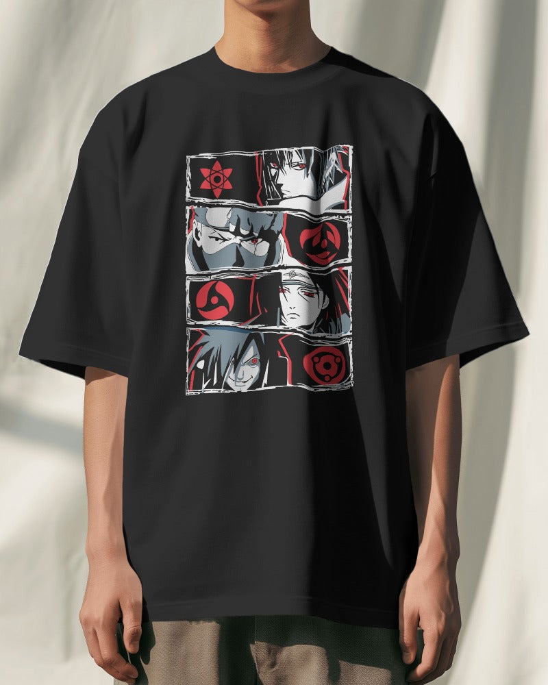 Naruto Sharingan Masters Oversized T-Shirt