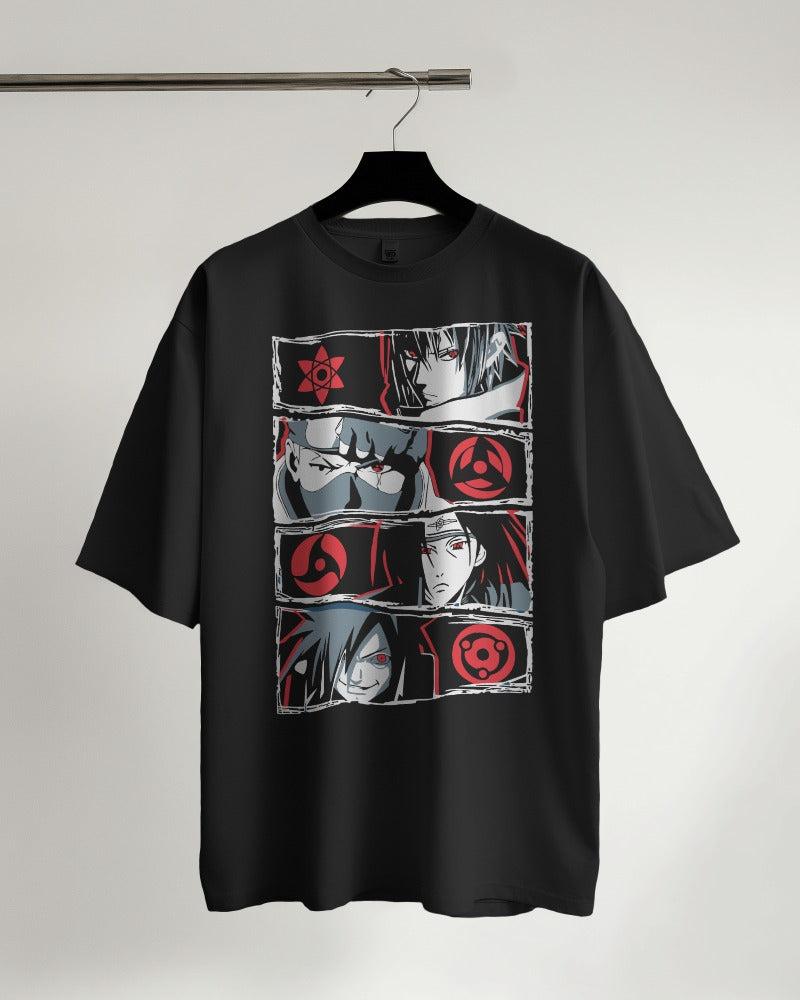 Naruto Sharingan Masters Oversized T-Shirt