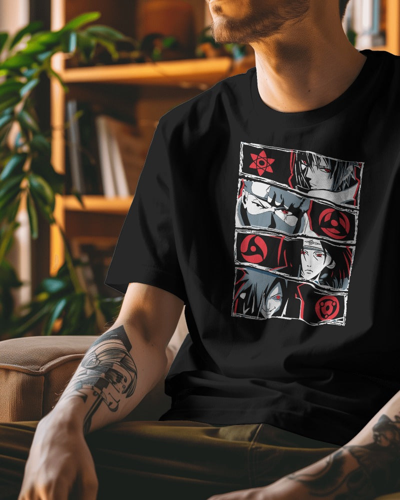 Naruto Sharingan Masters Oversized T-Shirt