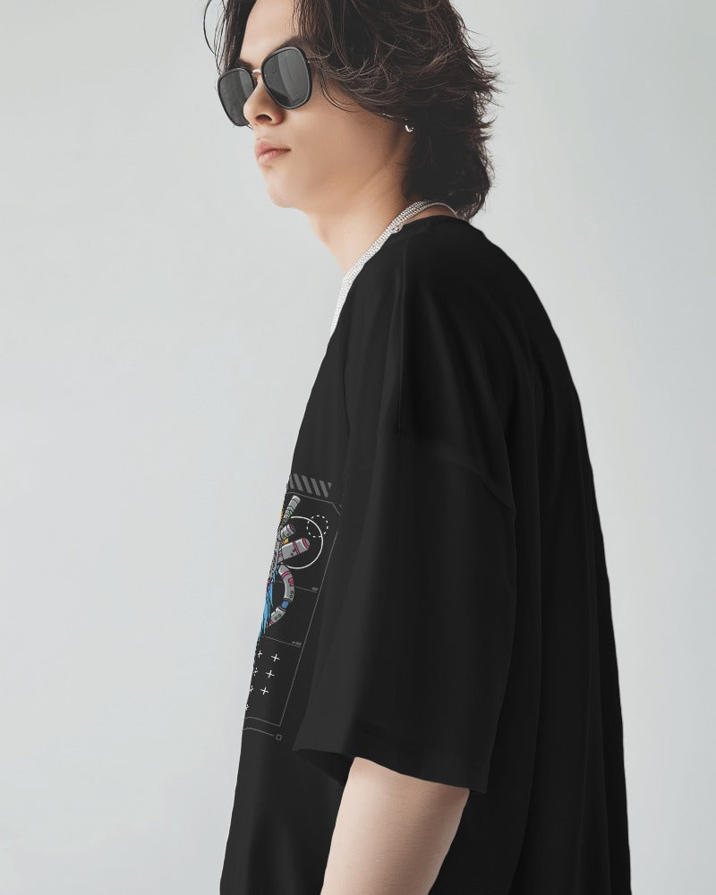 Cyber Lion Oversized T-Shirt